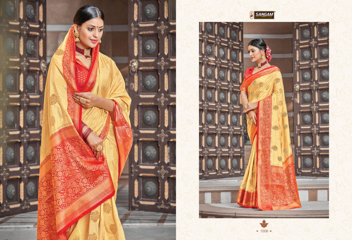 Sangam Madhubani Silk Latest Fancy Festive Wear Designer Silk Sarees Collection